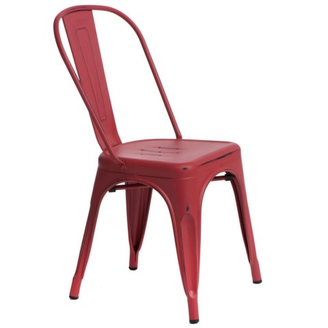 D2.DESIGN Krzesło Paris Antique czerwone D2.DESIGN Krzesło Paris Antique czerwone
