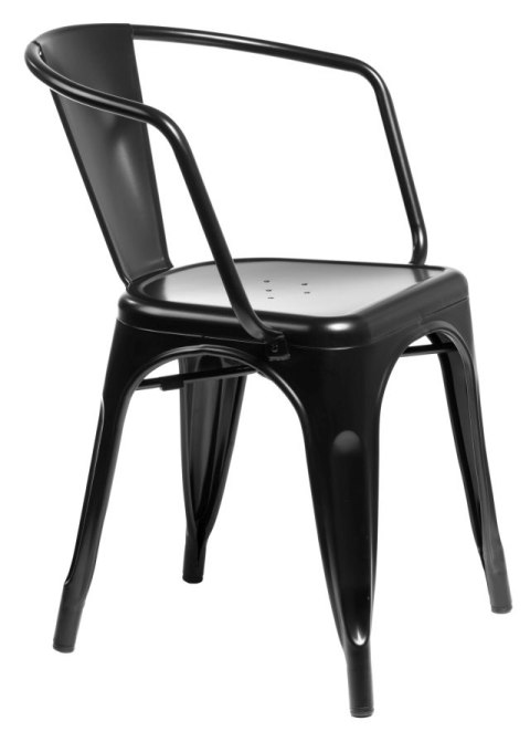 KRZESŁO Z PODŁOKIETNIKAMI Paris Arms D2.DESIGN czarne metalowe, inspirowane To lix MOŻNA SZTAPLOWAĆ DO DOMU I DO LOKALU KRZESŁO Z PODŁOKIETNIKAMI Paris Arms D2.DESIGN czarne metalowe, inspirowane To lix MOŻNA SZTAPLOWAĆ DO DOMU I DO LOKALU
