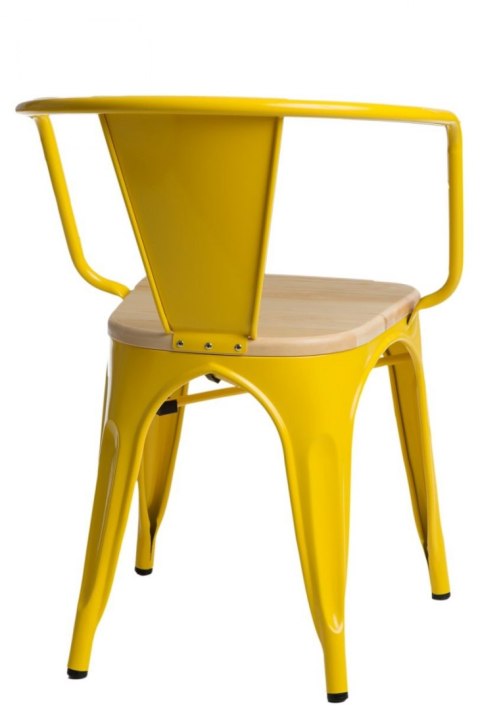 D2.DESIGN Krzesło Paris Arms Wood żółte sosna natu ralna D2.DESIGN Krzesło Paris Arms Wood żółte sosna natu ralna