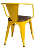 D2.DESIGN Krzesło Paris Arms Wood żółte sosna orze ch D2.DESIGN Krzesło Paris Arms Wood żółte sosna orze ch