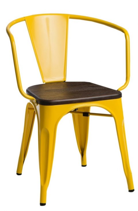D2.DESIGN Krzesło Paris Arms Wood żółte sosna szcz otkowana D2.DESIGN Krzesło Paris Arms Wood żółte sosna szcz otkowana
