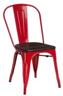 D2.DESIGN Krzesło Paris Wood czerwone sosna szczot D2.DESIGN Krzesło Paris Wood czerwone sosna szczot