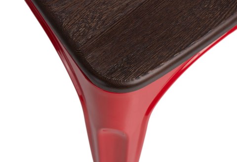 D2.DESIGN Krzesło Paris Wood czerwone sosna szczot D2.DESIGN Krzesło Paris Wood czerwone sosna szczot