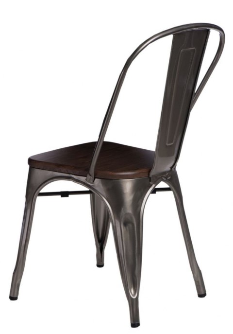 KRZESŁO METALOWE Paris Wood kolor METAL siedzisko DREWNO lakierowane sosna ORZECH ELEMENTY RDZY - MEBEL POSTARZANY D2.DESIGN KRZESŁO METALOWE Paris Wood kolor METAL siedzisko DREWNO lakierowane sosna ORZECH ELEMENTY RDZY - MEBEL POSTARZANY D2.DESIGN