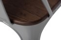 D2.DESIGN Krzesło Paris Wood metalowe szare siedzisko drewniane sosna orzech do restauracji jadalni recepcji kuchni D2.DESIGN Krzesło Paris Wood metalowe szare siedzisko drewniane sosna orzech do restauracji jadalni recepcji kuchni