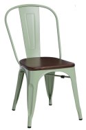D2.DESIGN Krzesło Paris Wood zielone sosna orzech D2.DESIGN Krzesło Paris Wood zielone sosna orzech