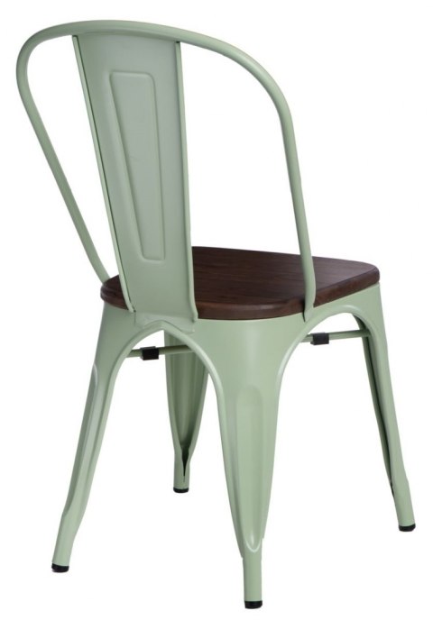 D2.DESIGN Krzesło Paris Wood zielone sosna orzech D2.DESIGN Krzesło Paris Wood zielone sosna orzech