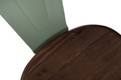 D2.DESIGN Krzesło Paris Wood zielone sosna orzech D2.DESIGN Krzesło Paris Wood zielone sosna orzech