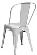 D2.DESIGN Krzesło Paris szare metalowe inspirowane Tolix można sztaplować do restauracji kuchni jadalni D2.DESIGN Krzesło Paris szare metalowe inspirowane Tolix można sztaplować do restauracji kuchni jadalni