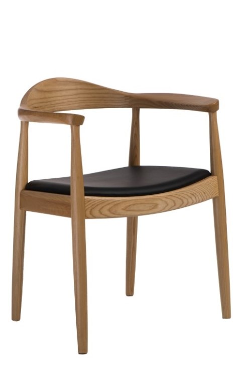 KRZESŁO Z PODŁOKIETNIKAMI President drewniane NATURALNY siedzisko EKOSKÓRA D2.DESIGN KRZESŁO Z PODŁOKIETNIKAMI President drewniane NATURALNY siedzisko EKOSKÓRA D2.DESIGN
