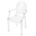 D2.DESIGN Krzesło Royal transparentne poliwęglan z podłokietnikami do domu recepcji lokalu hotelu D2.DESIGN Krzesło Royal transparentne poliwęglan z podłokietnikami do domu recepcji lokalu hotelu