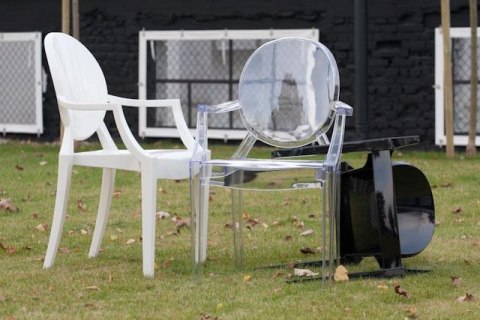 D2.DESIGN Krzesło Royal transparentne poliwęglan z podłokietnikami do domu recepcji lokalu hotelu D2.DESIGN Krzesło Royal transparentne poliwęglan z podłokietnikami do domu recepcji lokalu hotelu