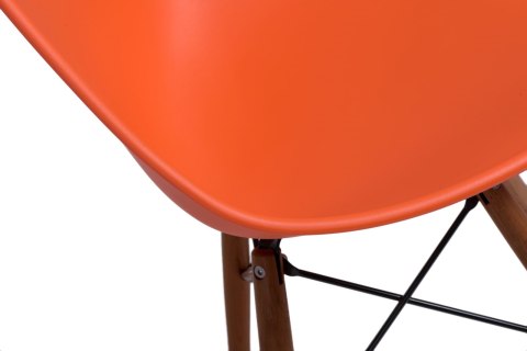 Intesi Krzesło Rush DSW pomarańczowe/dark Intesi Krzesło Rush DSW pomarańczowe/dark