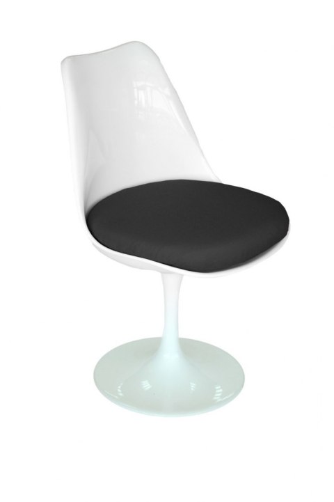 D2.DESIGN Krzesło Tul białe/czarna poduszka D2.DESIGN Krzesło Tul białe/czarna poduszka