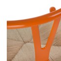 D2.DESIGN Krzesło Wicker Naturalne pomarańczowy in spirowany Wishbone poekspozycji D2.DESIGN Krzesło Wicker Naturalne pomarańczowy in spirowany Wishbone poekspozycji