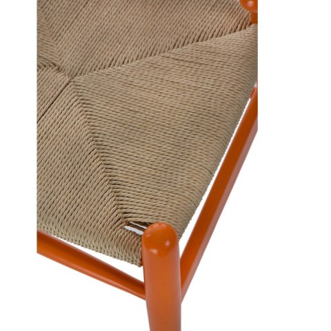D2.DESIGN Krzesło Wicker Naturalne pomarańczowy in spirowany Wishbone poekspozycji D2.DESIGN Krzesło Wicker Naturalne pomarańczowy in spirowany Wishbone poekspozycji