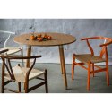 D2.DESIGN Krzesło Wicker Naturalne pomarańczowy in spirowany Wishbone poekspozycji D2.DESIGN Krzesło Wicker Naturalne pomarańczowy in spirowany Wishbone poekspozycji
