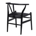 KRZESŁO CZARNE Wicker D2.DESIGN lite DREWNO bukowe siedzisko wyplatany SZNUREK JUTOWY CZARNY inspirowany Wishbone KRZESŁO CZARNE Wicker D2.DESIGN lite DREWNO bukowe siedzisko wyplatany SZNUREK JUTOWY CZARNY inspirowany Wishbone