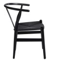 KRZESŁO CZARNE Wicker D2.DESIGN lite DREWNO bukowe siedzisko wyplatany SZNUREK JUTOWY CZARNY inspirowany Wishbone KRZESŁO CZARNE Wicker D2.DESIGN lite DREWNO bukowe siedzisko wyplatany SZNUREK JUTOWY CZARNY inspirowany Wishbone