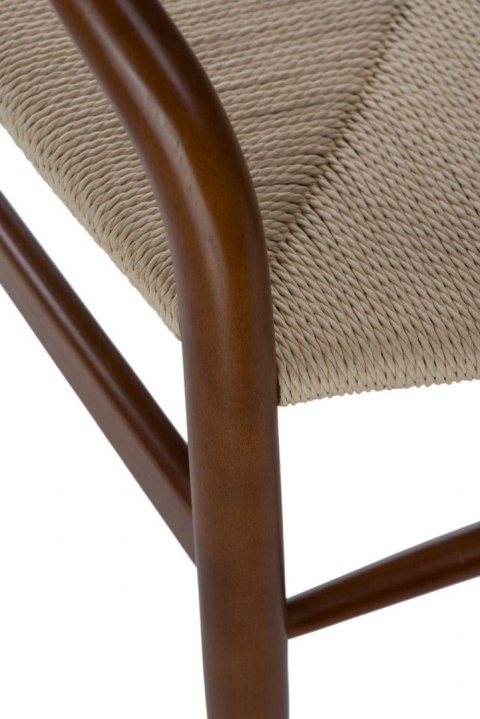 D2.DESIGN D2.DESIGN Krzesło Wicker siedzisko plecionka sznurek jutowy Naturalny drewno bukowe brązowe ciemne inspirowan Wishbone D2.DESIGN D2.DESIGN Krzesło Wicker siedzisko plecionka sznurek jutowy Naturalny drewno bukowe brązowe ciemne inspirowan Wishbone