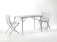 Nardi Krzesło składane Zac białe