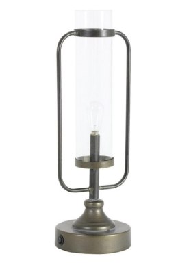 Light&Living Lampa stołowa LED Raddie czarna/brązowa