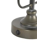 Light&Living Lampa stołowa LED Raddie czarna/brązowa Light&Living Lampa stołowa LED Raddie czarna/brązowa