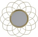 Intesi Lustro Intesi Flowe wiszące złote rama metalowa przypominająca kwiatek lustro jednocześnie sprawdzi się jako dekoracja Intesi Lustro Intesi Flowe wiszące złote rama metalowa przypominająca kwiatek lustro jednocześnie sprawdzi się jako dekoracja