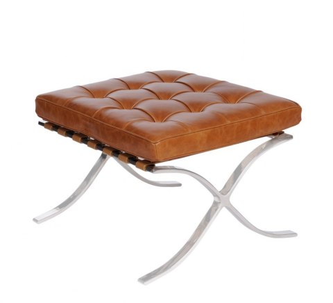 D2.DESIGN Podnóżek BA1 brązowy jasny vintage D2.DESIGN Podnóżek BA1 brązowy jasny vintage