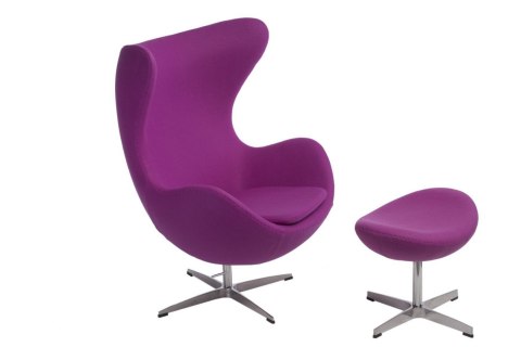 D2.DESIGN Podnóżek Jajo amarant kaszmir 39 PREMIUM D2.DESIGN Podnóżek Jajo amarant kaszmir 39 PREMIUM
