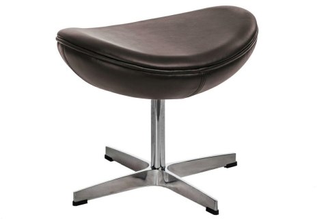 D2.DESIGN Podnóżek Jajo brązowy ciemny skóra Premium D2.DESIGN Podnóżek Jajo brązowy ciemny skóra Premium