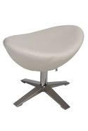 D2.DESIGN Podnóżek Jajo Soft skóra eko 506 biały D2.DESIGN Podnóżek Jajo Soft skóra eko 506 biały