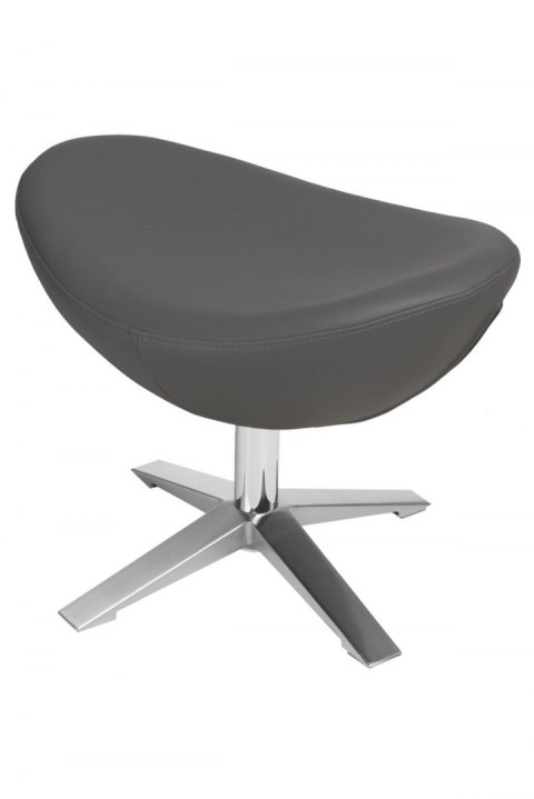D2.DESIGN Podnóżek Jajo Soft skóra eko 508 szary D2.DESIGN Podnóżek Jajo Soft skóra eko 508 szary