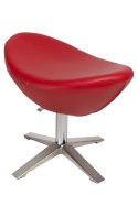 D2.DESIGN Podnóżek Jajo Soft skóra eko 513 czerwony D2.DESIGN Podnóżek Jajo Soft skóra eko 513 czerwony