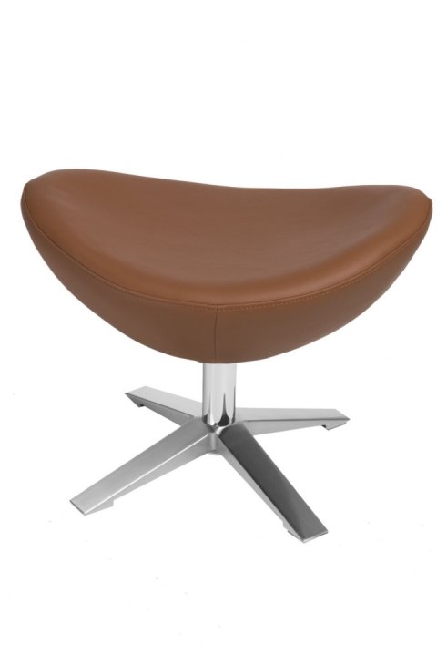 D2.DESIGN Podnóżek Jajo Soft skóra eko 523 brązowy jasny D2.DESIGN Podnóżek Jajo Soft skóra eko 523 brązowy jasny