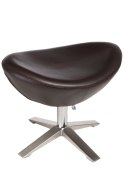 D2.DESIGN Podnóżek Jajo Soft skóra eko 525 brązowy ciemny D2.DESIGN Podnóżek Jajo Soft skóra eko 525 brązowy ciemny