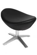 D2.DESIGN Podnóżek Jajo Soft skóra eko 527 czarny D2.DESIGN Podnóżek Jajo Soft skóra eko 527 czarny