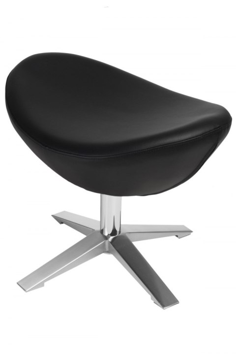 D2.DESIGN Podnóżek Jajo Soft skóra eko 527 czarny D2.DESIGN Podnóżek Jajo Soft skóra eko 527 czarny