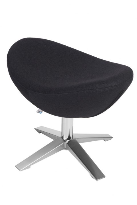 D2.DESIGN Podnóżek Jajo Soft wełna czarny JA-2704 D2.DESIGN Podnóżek Jajo Soft wełna czarny JA-2704