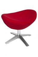 D2.DESIGN Podnóżek Jajo Soft wełna czerwony JA-2712 D2.DESIGN Podnóżek Jajo Soft wełna czerwony JA-2712