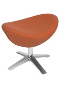 D2.DESIGN Podnóżek Jajo Soft wełna pomarańcz JA-2717 D2.DESIGN Podnóżek Jajo Soft wełna pomarańcz JA-2717