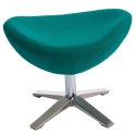 D2.DESIGN Podnóżek Jajo Soft wełna zielony YQ-23 D2.DESIGN Podnóżek Jajo Soft wełna zielony YQ-23