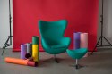 D2.DESIGN Podnóżek Jajo Soft wełna zielony YQ-23 D2.DESIGN Podnóżek Jajo Soft wełna zielony YQ-23