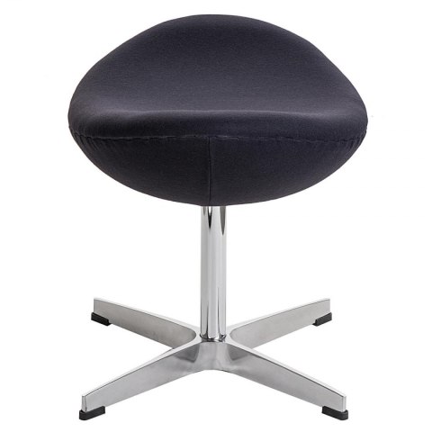 D2.DESIGN Podnóżek Jajo grafitowy kaszmir 26 Premium D2.DESIGN Podnóżek Jajo grafitowy kaszmir 26 Premium