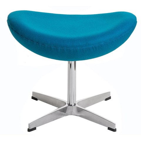 D2.DESIGN Podnóżek Jajo niebieski jasny kaszmir 43 Premium D2.DESIGN Podnóżek Jajo niebieski jasny kaszmir 43 Premium