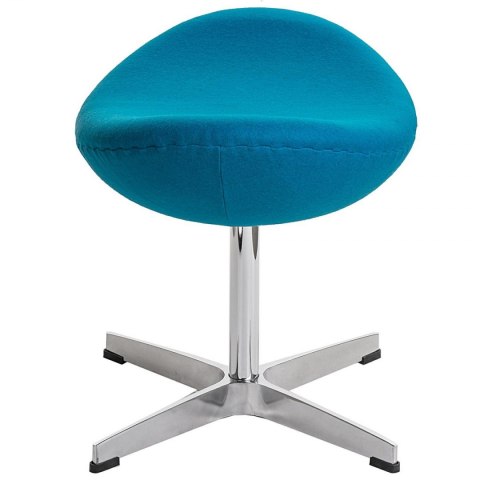 D2.DESIGN Podnóżek Jajo niebieski jasny kaszmir 43 Premium D2.DESIGN Podnóżek Jajo niebieski jasny kaszmir 43 Premium