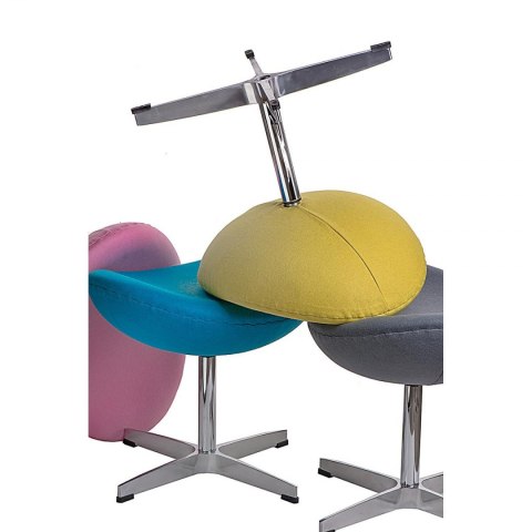 D2.DESIGN Podnóżek Jajo różowy kaszmir B5 Premium D2.DESIGN Podnóżek Jajo różowy kaszmir B5 Premium