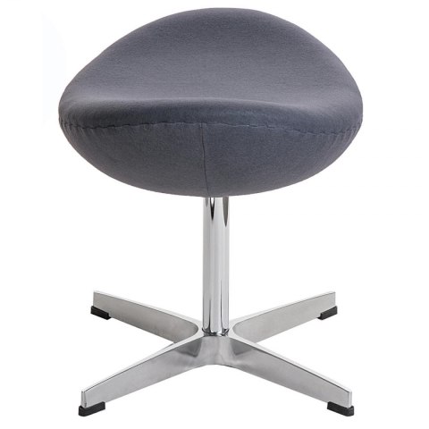 D2.DESIGN Podnóżek Jajo szary kaszmir 8 Premium D2.DESIGN Podnóżek Jajo szary kaszmir 8 Premium
