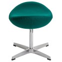 D2.DESIGN Podnóżek Jajo zielony ciemny kaszmir 45 Premium D2.DESIGN Podnóżek Jajo zielony ciemny kaszmir 45 Premium