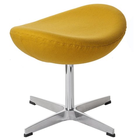 D2.DESIGN Podnóżek Jajo żółty kaszmir B4 Premium Premium D2.DESIGN Podnóżek Jajo żółty kaszmir B4 Premium Premium
